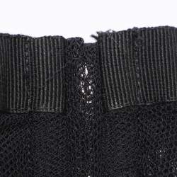 Pre Owned Dolce & Gabbana Black Tulle Top S