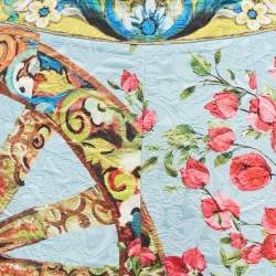 Pre Owned Dolce & Gabbana Multicolor Printed Jacquard Shorts S