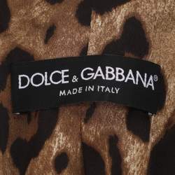 Pre Owned Dolce & Gabbana Beige Camel Double Breasted Mid Length Coat M