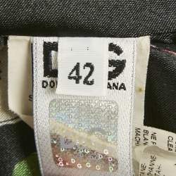 Pre Owned Dolce & Gabbana Black Viscose Blend Single Breasted Blazer M