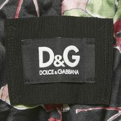 Pre Owned Dolce & Gabbana Black Viscose Blend Single Breasted Blazer M