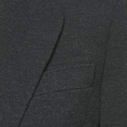 Pre Owned Dolce & Gabbana Black Viscose Blend Single Breasted Blazer M