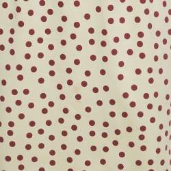 Pre Owned Dolce & Gabbana Cream Polka Dotted Cotton Sleeveless Short Dress M