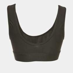 Pre Owned Dolce & Gabbana Exclusive Black Logo Band Jersey Sporty Top S