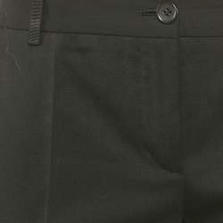 Pre Owned D&G Black Wool Formal Trousers S 