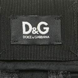 Pre Owned D&G Black Wool Formal Trousers S 