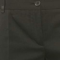 Pre Owned D&G Black Wool Formal Trousers S 