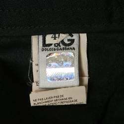 Pre Owned D&G Black Wool Formal Trousers S 