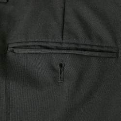 Pre Owned D&G Black Wool Formal Trousers S 