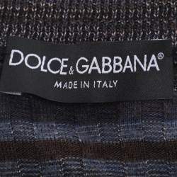 Pre Owned Dolce & Gabbana Multicolor Rib Knit Sleeveless Tops XL