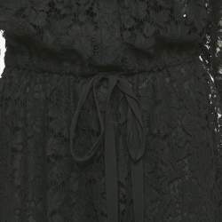 Pre Owned Valentino Lace Maxi Shirt Dress L 