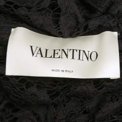 Pre Owned Valentino Lace Maxi Shirt Dress L 