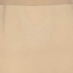 Pre Owned Dolce & Gabbana Beige Chiffon Maxi Skirt M