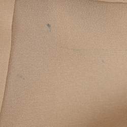 Pre Owned Dolce & Gabbana Beige Chiffon Maxi Skirt M