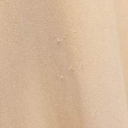 Pre Owned Dolce & Gabbana Beige Chiffon Maxi Skirt M