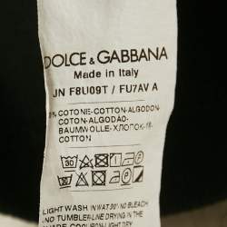 Pre Owned Dolce & Gabbana Black Rib Knit Tank Top S