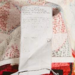 مملوكة مسبقًا Dolce & Gabbana Multicolor Carretto Roses Print Cotton Midi Dress XS