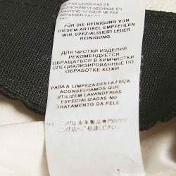 Pre Owned تنورة ميني جلد أبيض دولتشي آند غابانا مقاس متوسط