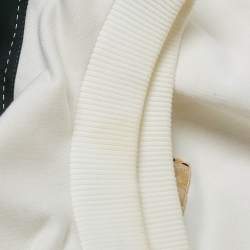 Pre Owned Dolce & Gabbana White Cotton Patch work Detail Knitwear S