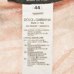 مملوكة مسبقًا Dolce & Gabbana Multicolor Floral Print Bodycon Dress XS