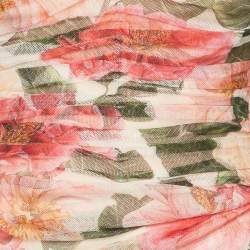 مملوكة مسبقًا Dolce & Gabbana Multicolor Floral Print Bodycon Dress XS