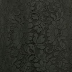 Pre Owned تنورة دولتشي أند غابانا دانتيل أسود ميدي مقاس متوسط (ميديام)