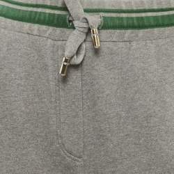 مملوكة مسبقًا Dolce & Gabbana Grey Cotton DGfamily Joggers S