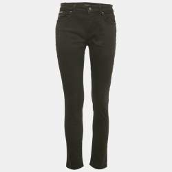 Pre Owned Dolce & Gabbana Black Denim Skinny Jeans M Waist 30" 