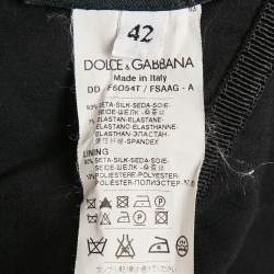 مملوكة مسبقًا Dolce & Gabbana Yellow Leopard Print Silk Mini Dress M