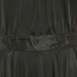 مملوكة مسبقًا D&G Black Jersey Halter Neck Mini Dress S