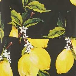 Pre Owned طقم بلوزة وتنورة دو لتشي أند غابانا أبيض مزين بطبعات م/ل