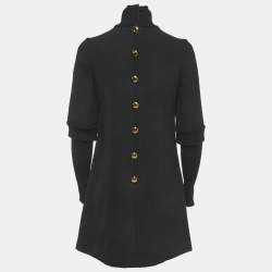 Pre Owned Dolce & Gabbana Black Knit Fairy Tale Applique Crystal Sweater M