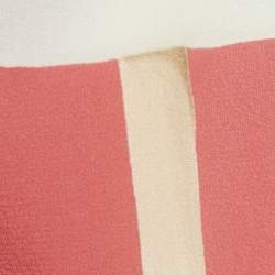 Pre Owned فستان دولتشي آند غابانا حرير شيرموز وردي بطبعة آيس كريم جيلاتو مقاس صغير - سمول