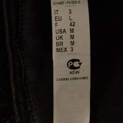 Pre Owned Dolce & Gabbana Black Lace Trim Satin Camisole M