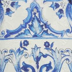 Pre Owned Dolce & Gabbana White Majolica Printed Jacquard Top S