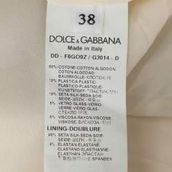 Pre Owned Dolce & Gabbana Multicolor Jacquard Embellished Dress S