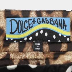 Pre Owned تنورة دولتشي أند غابانا جاكار متعدد الألوان مصغرة مقاس صغير - سمول