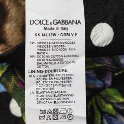 Pre Owned تنورة دولتشي أند غابانا جاكار متعدد الألوان مصغرة مقاس صغير - سمول