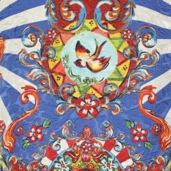 Pre Owned Dolce & Gabbana Multicolor Printed Jacquard Dress S