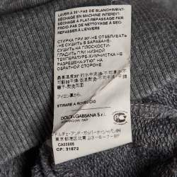 مملوكة مسبقًا سويت شيرت قطن رمادي دولتشي & غابانا DG Loves London مقاس صغير - سمول