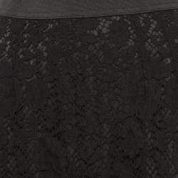 مملوكة مسبقًا Dolce & Gabbana Black Lace Midi Skirt S