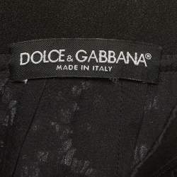 مملوكة مسبقًا Dolce & Gabbana Black Lace Midi Skirt S