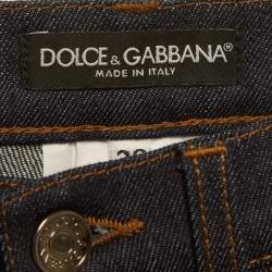 مملوكة مسبقًا Dolce & Gabbana Indigo Denim Skinny Jeans S/Waist 28"