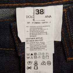مملوكة مسبقًا Dolce & Gabbana Indigo Denim Skinny Jeans S/Waist 28"