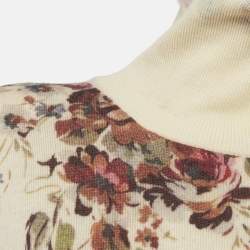 مملوكة مسبقًا سويتر دي أند جي تريكو صوف بطبعة زهور بيج مقاس وسط (ميديام)