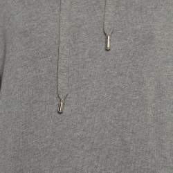 مملوكة مسبقًا Dolce & Gabbana Grey Cotton Logo Trim Set XS