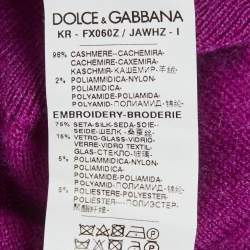 مملوكة مسبقًا بلوفر دولتشي أند غابانا بتطبيقات زهرية أرجواني مقاس متوسط