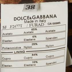 Pre Owned Dolce & Gabbana Black Satin Pocket Detail Jacket S