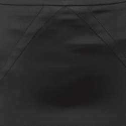 Pre Owned D&G Black Satin Pencil Skirt S