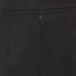 مملوكة مسبقًا Dolce & Gabbana Black Twill Side Striped Trouser S